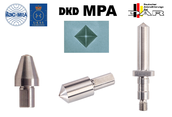 Vickers Sertlik Ölçüm Uçları